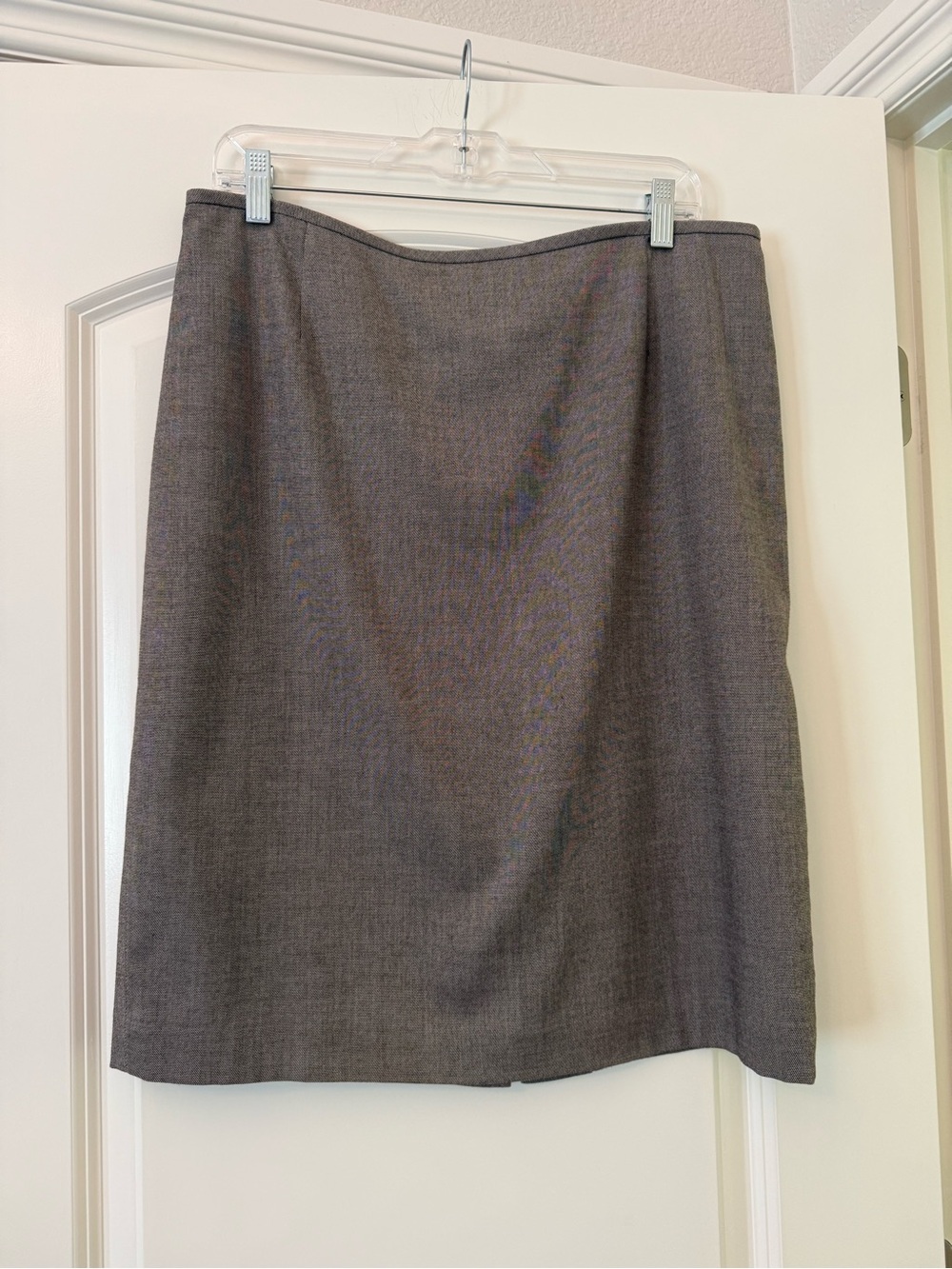 Calvin Klein Charcoal Grey Pencil Skirt